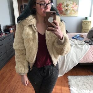 Vintage Rabbit Fur Coat